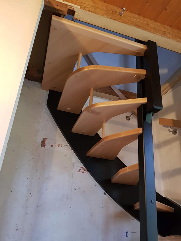 Fabrication d'un escalier hélicoïdal