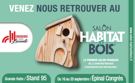La menuiserie Lecomte au Salon Habitat et Bois d'Epinal