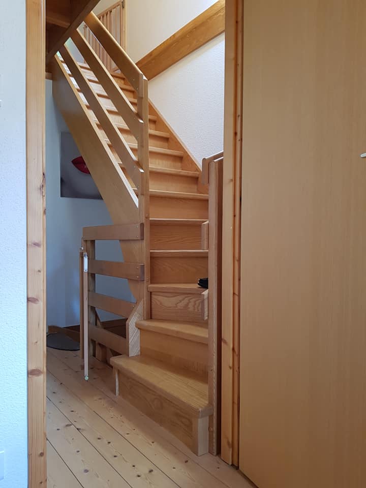 Pose d'un escalier sur mesure dans les Vosges